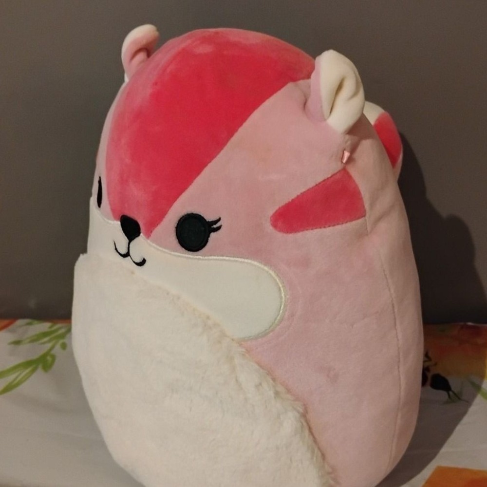 Kellytoy Squishmallows Cienna the‎ Pink Squirrel Plush Stuffed Animal 8 inch
